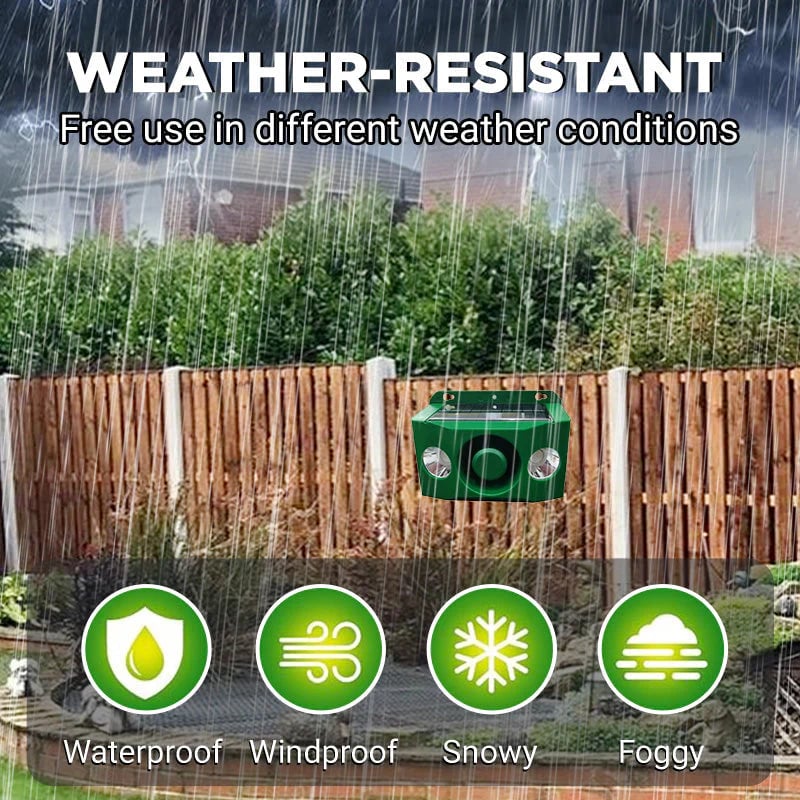 BUY 1 GET 1 FREE – Powerful Solar Predator Deterrent Lights for Enhanced Protection