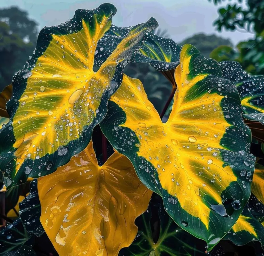 Giant Caladium Plant Seeds – The Color Wizard for Your Dream Garden | Pack of 500 Seeds