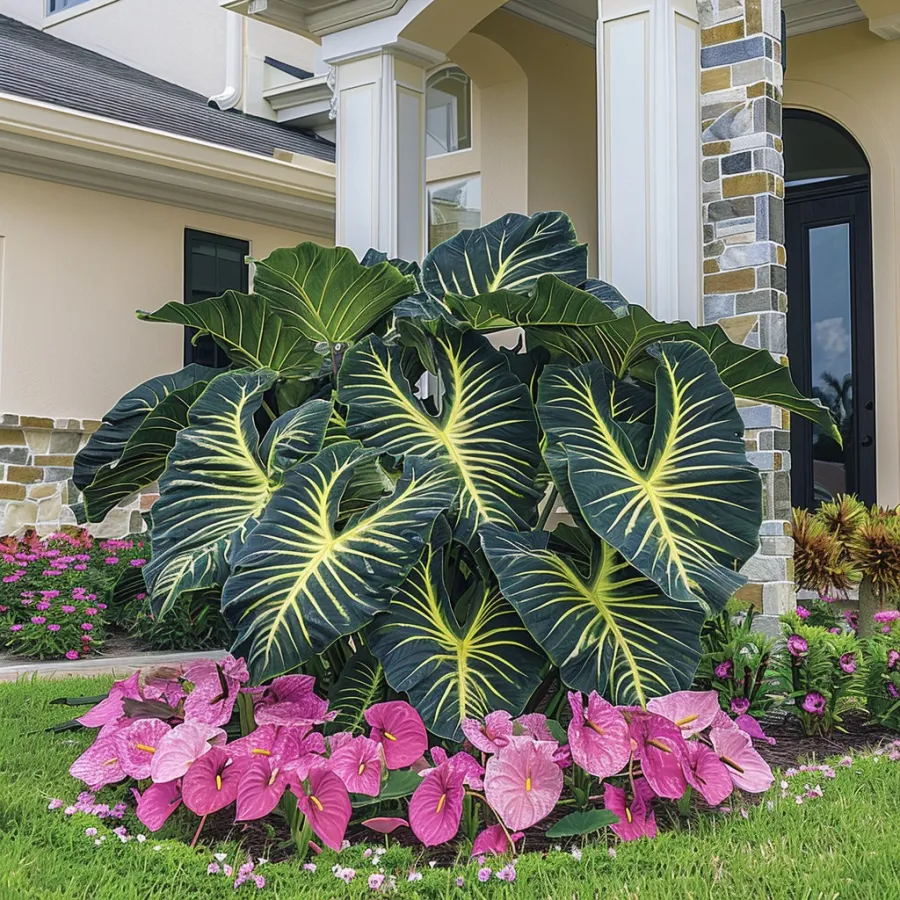 Giant Caladium Plant Seeds – The Color Wizard for Your Dream Garden | Pack of 500 Seeds