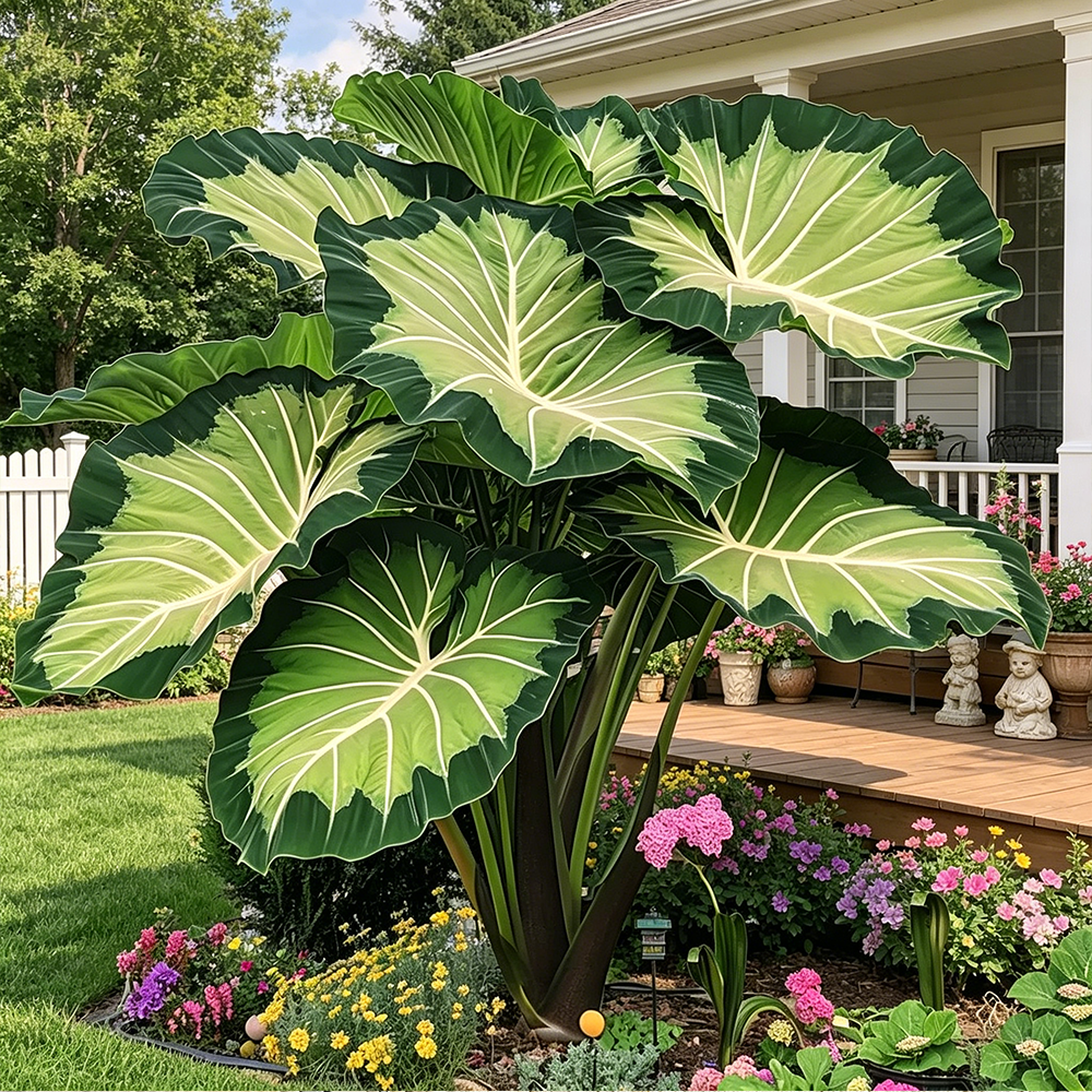 Giant Caladium Plant Seeds – The Color Wizard for Your Dream Garden | Pack of 500 Seeds