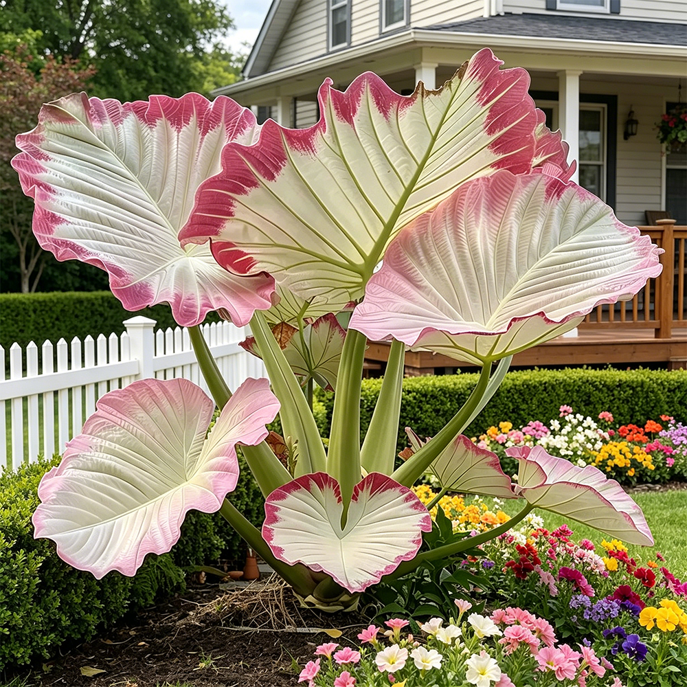 Giant Caladium Plant Seeds – The Color Wizard for Your Dream Garden | Pack of 500 Seeds