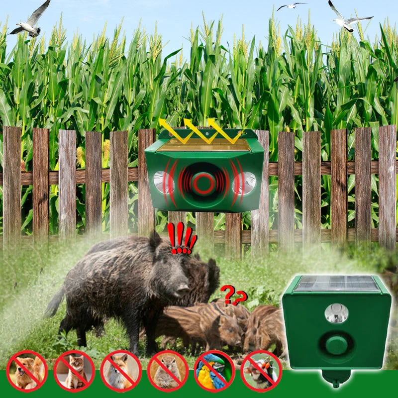 BUY 1 GET 1 FREE – Powerful Solar Predator Deterrent Lights for Enhanced Protection