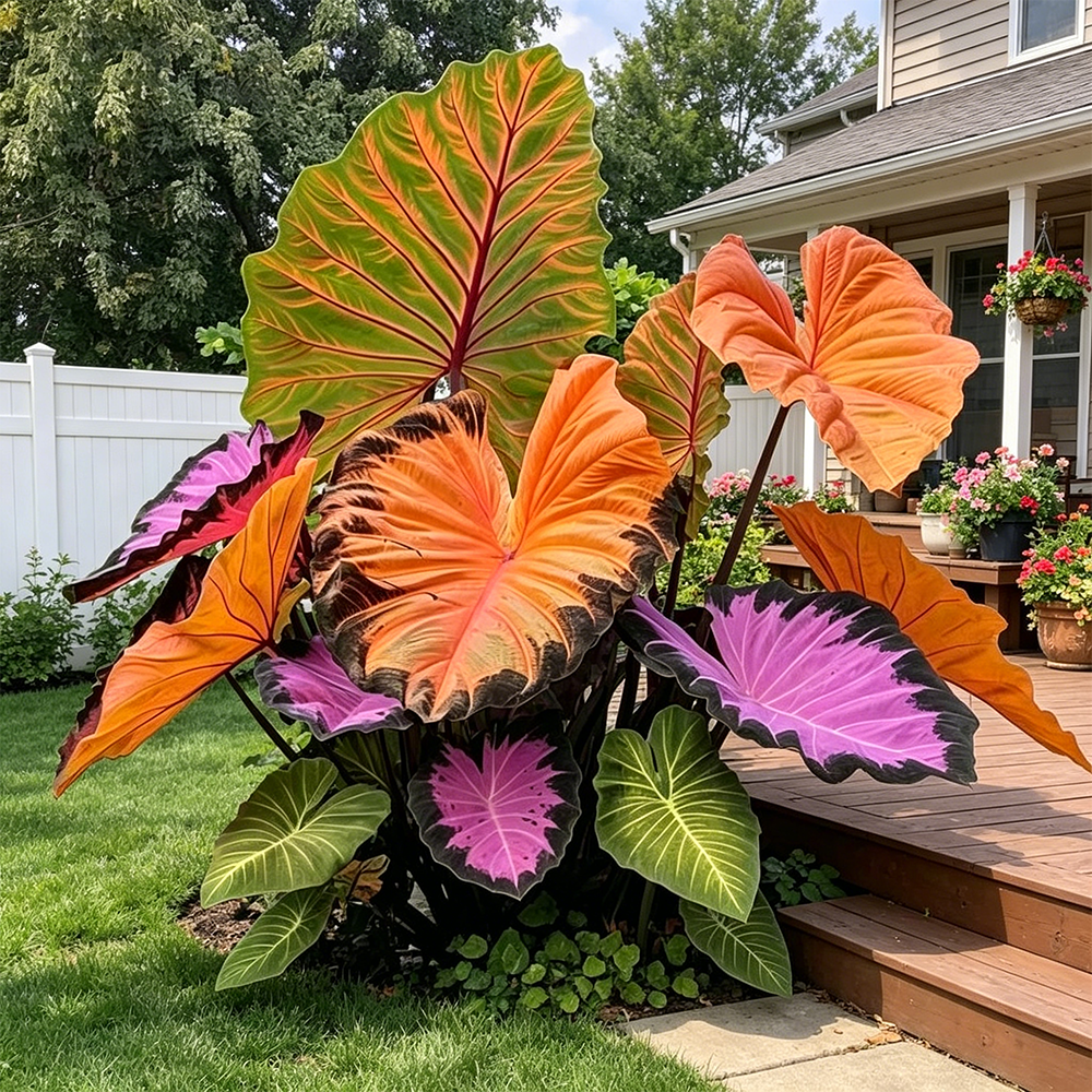 Giant Caladium Plant Seeds – The Color Wizard for Your Dream Garden | Pack of 500 Seeds