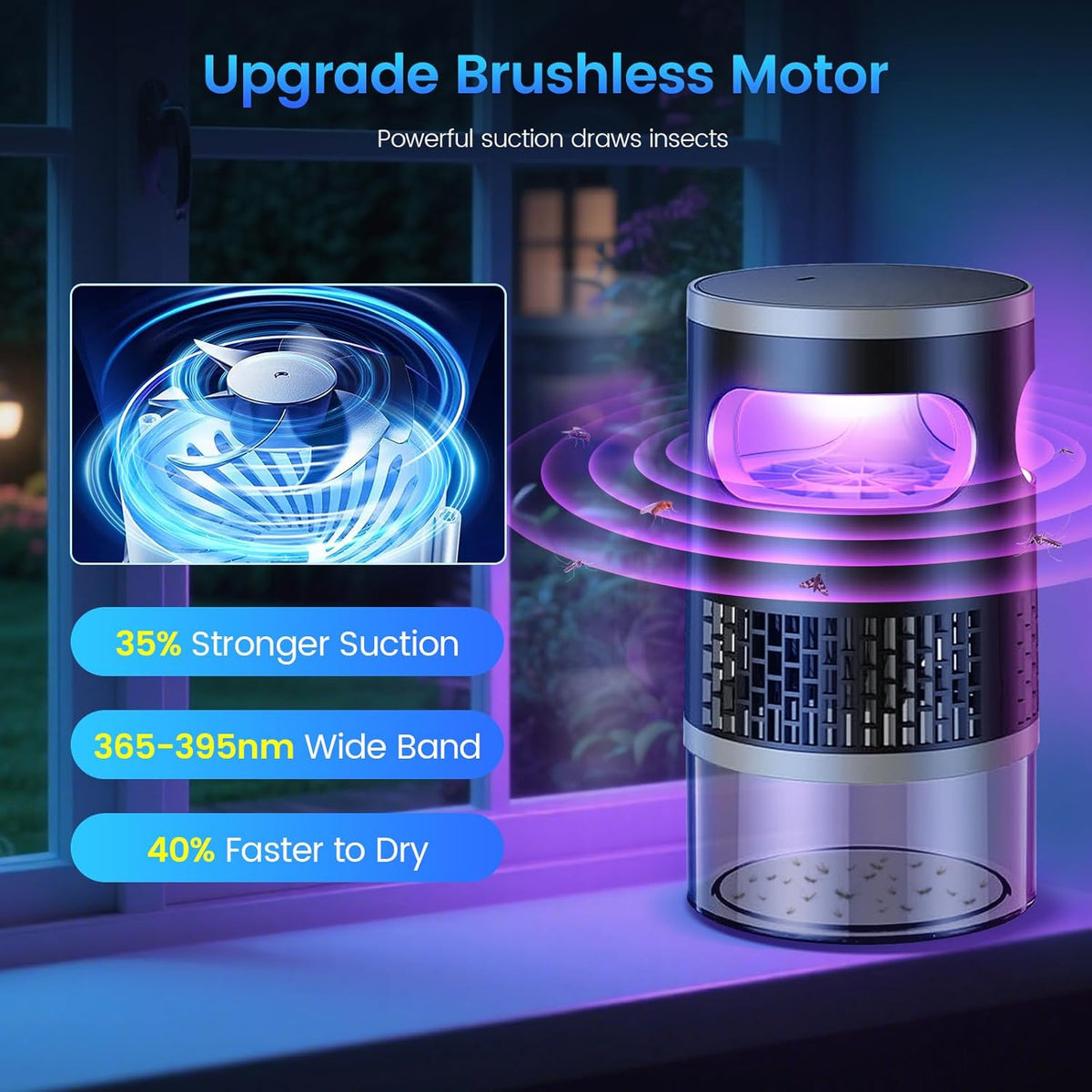 Smart Mosquito Killer Lamp with UV Light