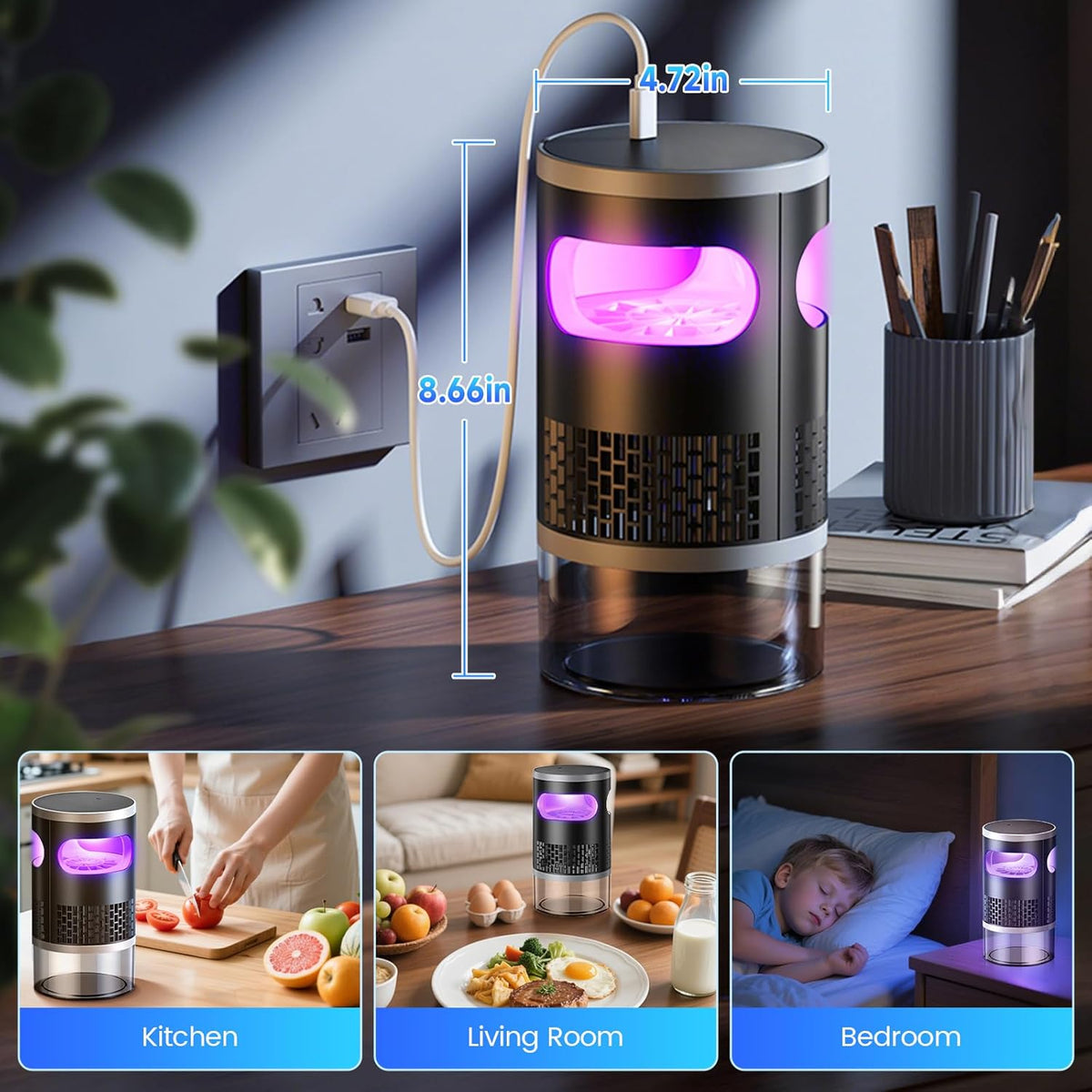 Smart Mosquito Killer Lamp with UV Light