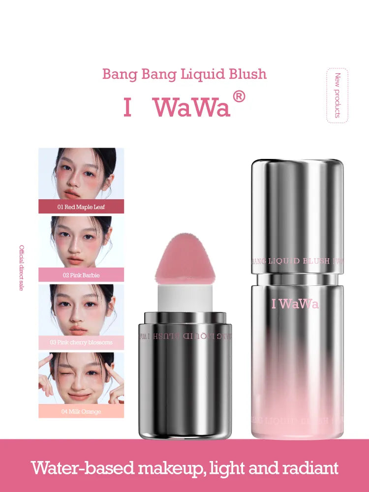 Pack of 4 - Iwawaa Puffy Blush Liquid