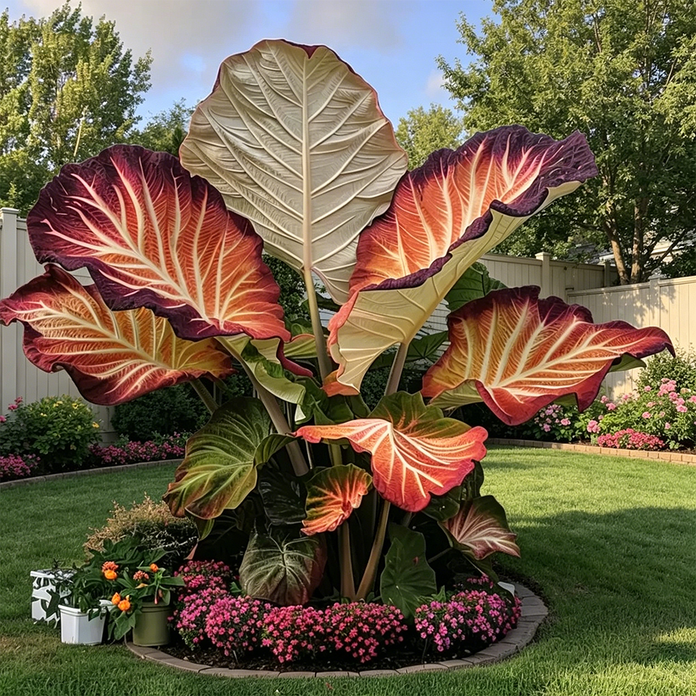 Giant Caladium Plant Seeds – The Color Wizard for Your Dream Garden | Pack of 500 Seeds
