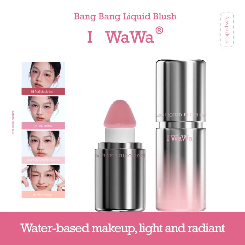 Pack of 4 - Iwawaa Puffy Blush Liquid