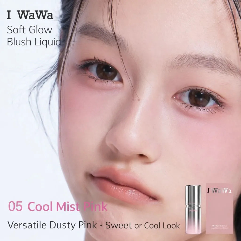 Pack of 4 - Iwawaa Puffy Blush Liquid
