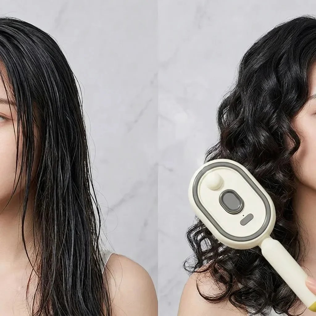 4-in-1 Electric Spray Hair Brush-Electric Spray Air Cushion Massage Comb