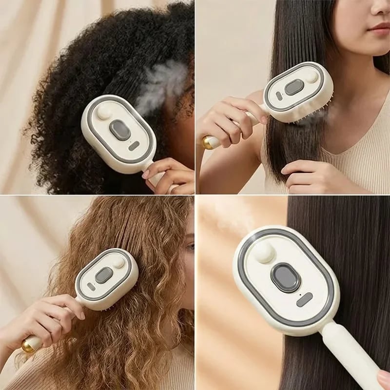 4-in-1 Electric Spray Hair Brush-Electric Spray Air Cushion Massage Comb