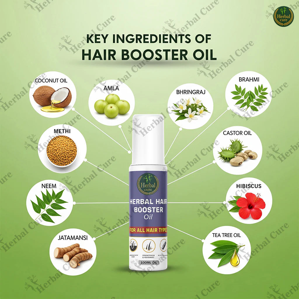 Herbal Hair Booster Oil-For Men and Women
