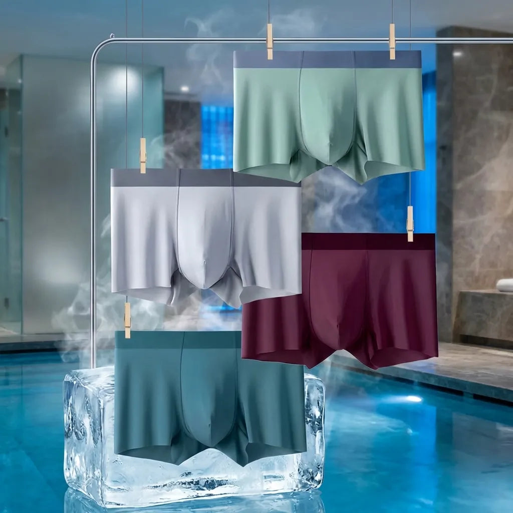 Ice Silk Boxer Briefs | Pack of 6