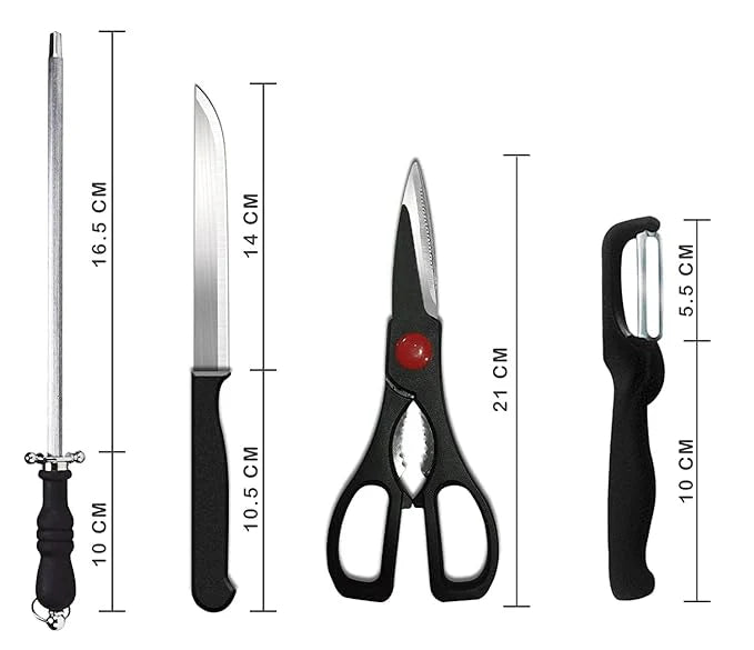 🔥 Smart Kitchen Ki Smart Choice – 8 Pcs Premium Knife Set