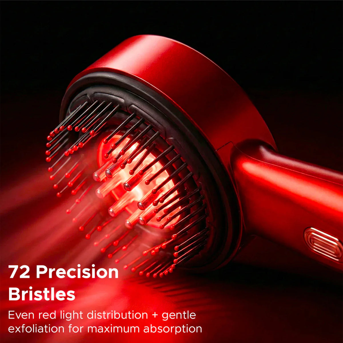 Red Light Therapy Scalp Massager with Oil dispenser