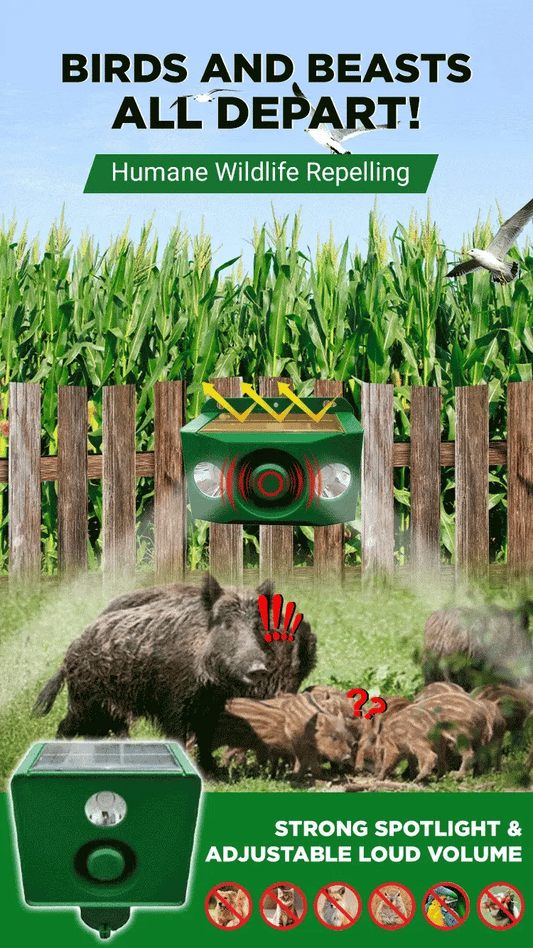 BUY 1 GET 1 FREE – Powerful Solar Predator Deterrent Lights for Enhanced Protection