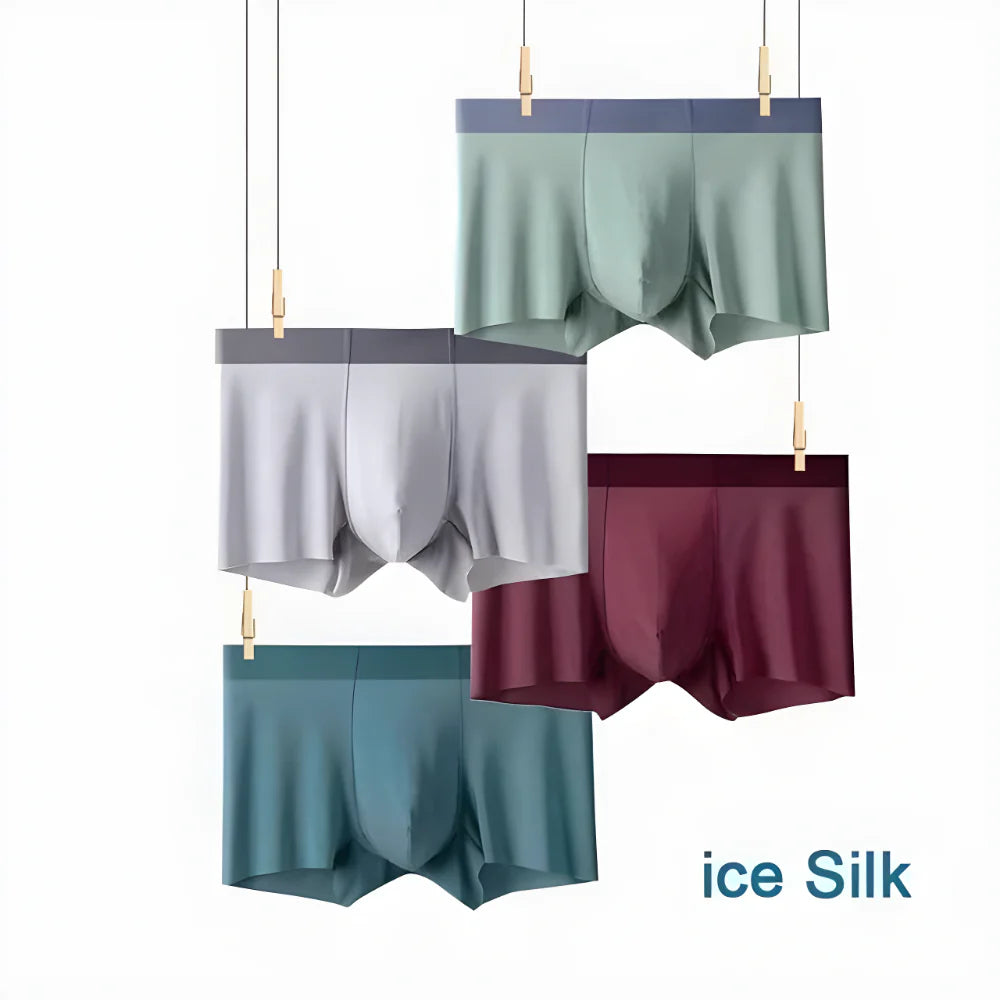 Ice Silk Boxer Briefs | Pack of 6