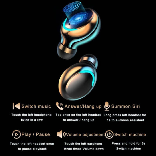 M10 Pro Wireless Earbuds with Noise Cancellation & Power Bank @ ₹399