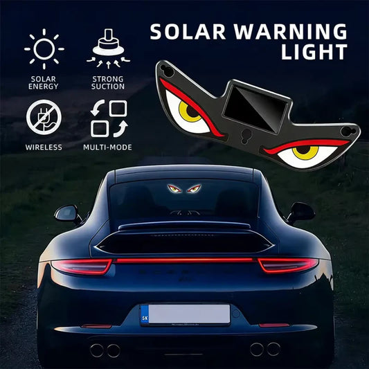 Devil Eye Solar-Powered Rear Window LED Warning Light - @ Rs.699