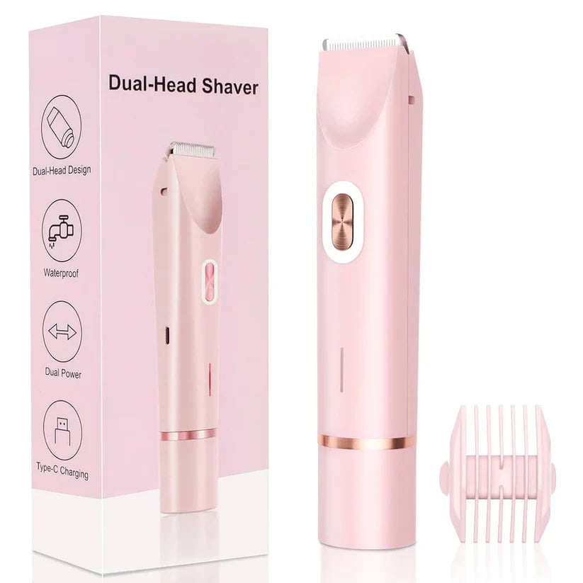 Veloura - Dual Head 2 in 1 Trimmer for Private Area and Body Hair