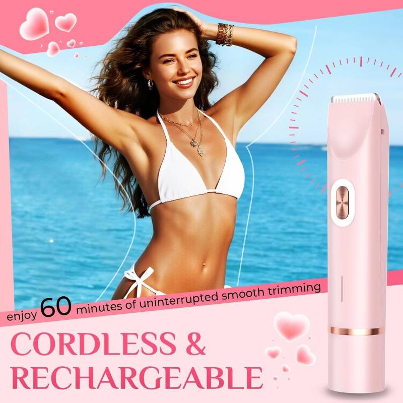 Veloura - Dual Head 2 in 1 Trimmer for Private Area and Body Hair