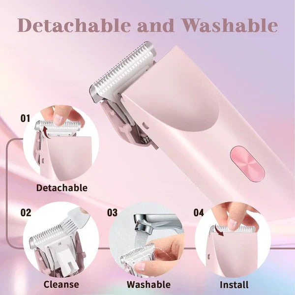 Veloura - Dual Head 2 in 1 Trimmer for Private Area and Body Hair